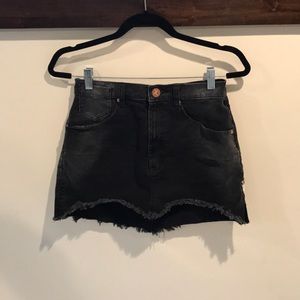 One Teaspoon denim mini skirt